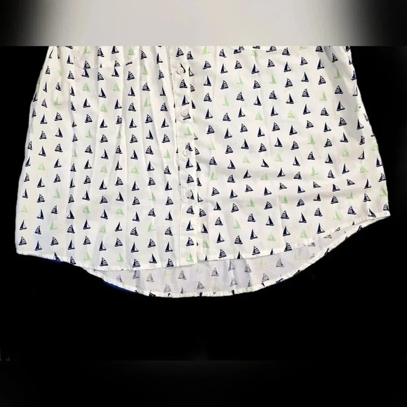 Style & Co, Size Petite XL, White Button-Down Graphic Longsleeve - Picture 7 of 15